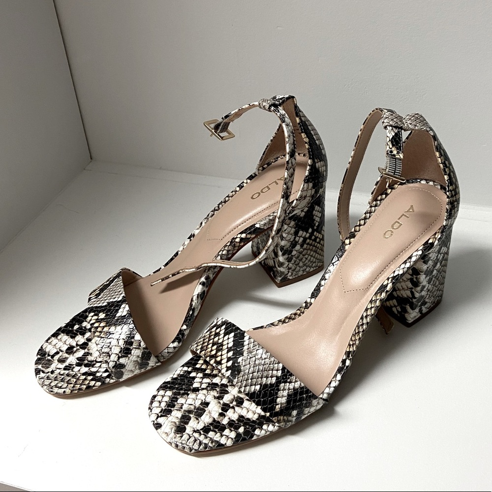 Snake Skin Sandals